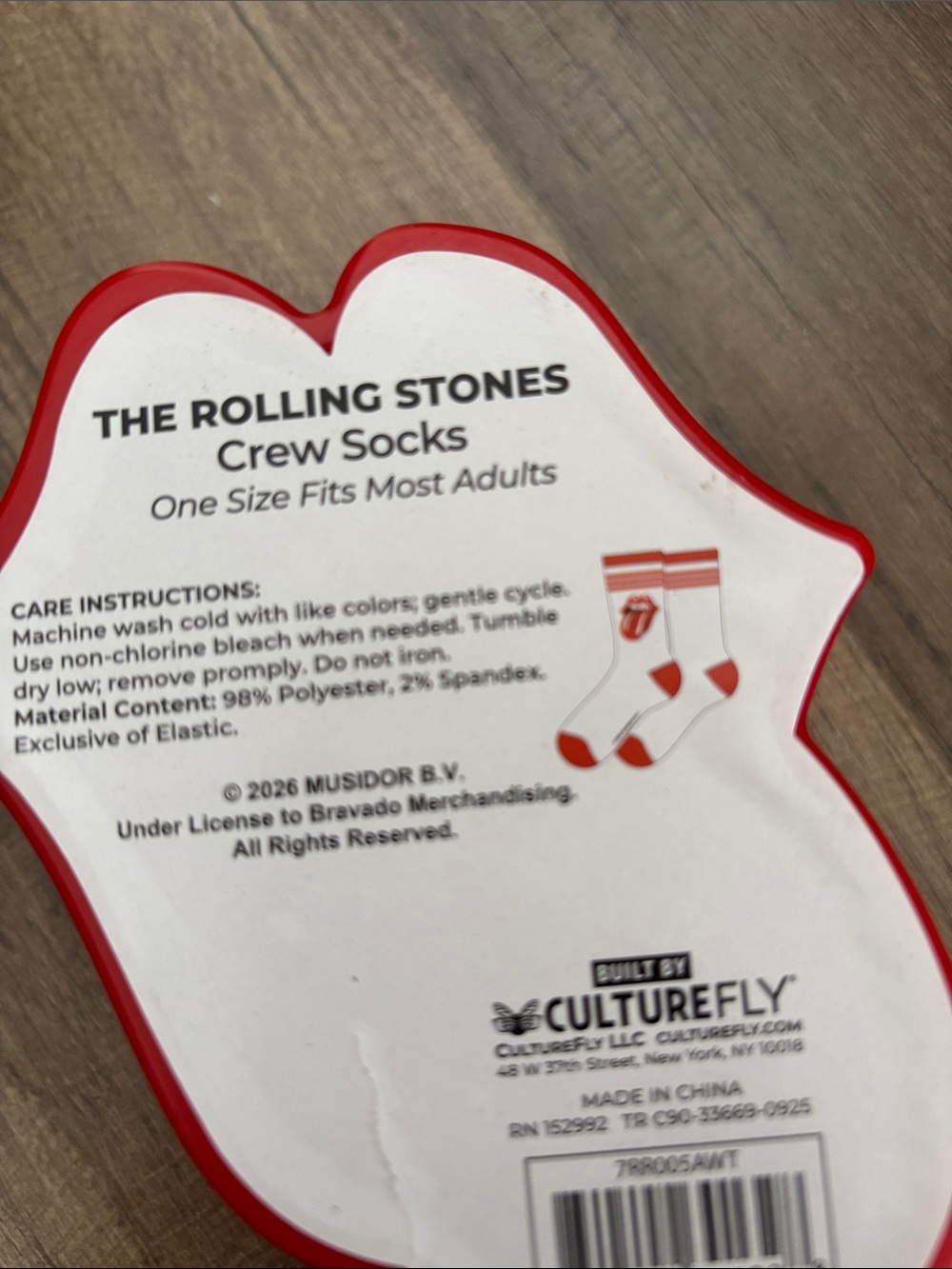 NWT The Rolling Stones Socks - Picture 3 of 12